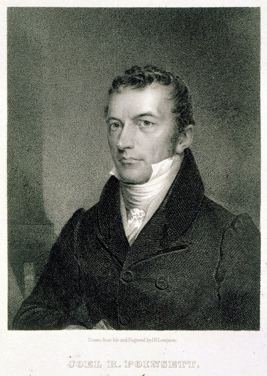 Joel Roberts Poinsett alkotó: James Barton Longacre