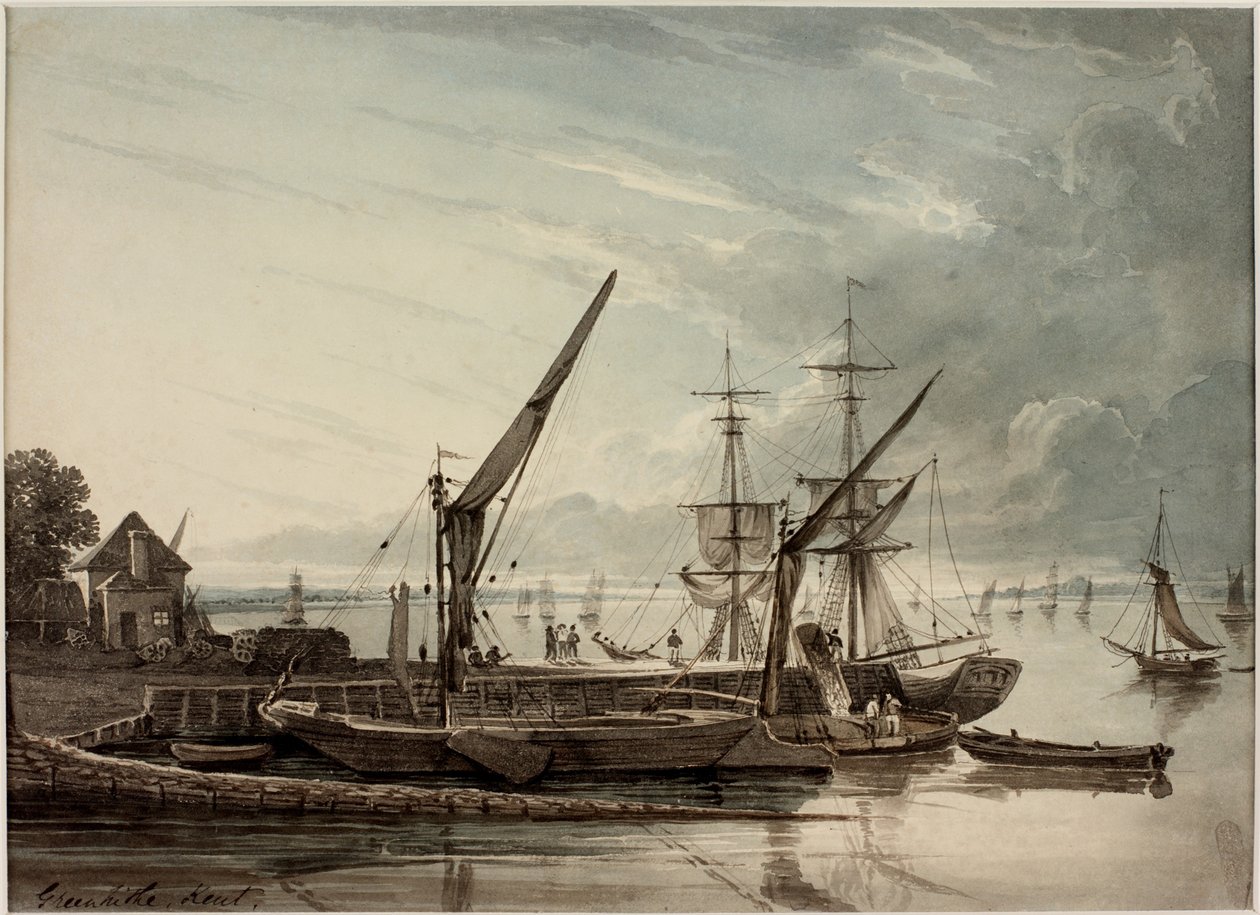 The Pier, Greenhithe, Kent alkotó: James Bourne