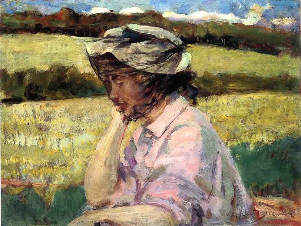Elveszett a gondolataiban alkotó: James Carroll Beckwith