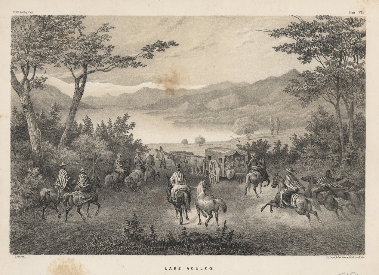 Aculeo-tó, 1855 alkotó: James Fuller Queen