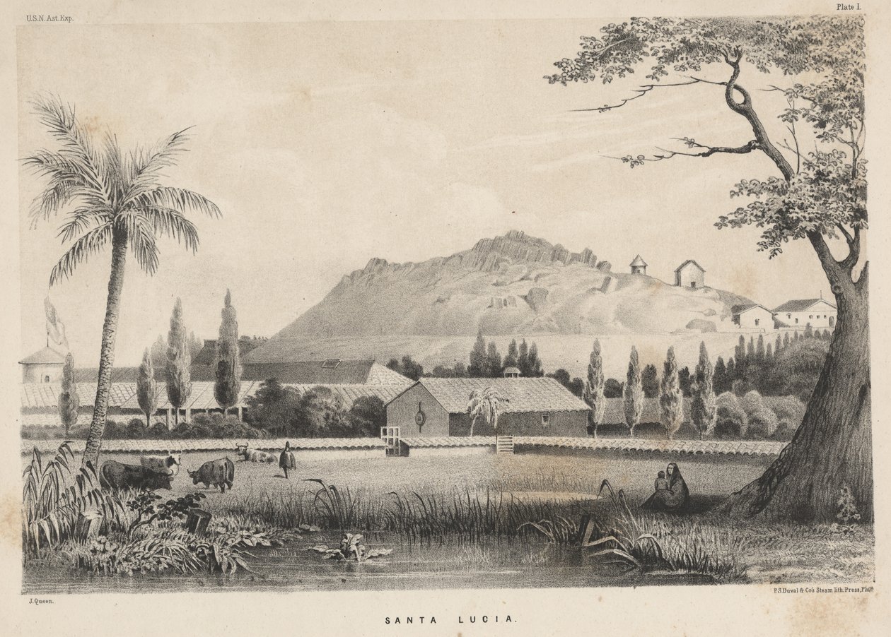 Saint Lucia, 1855 alkotó: James Fuller Queen