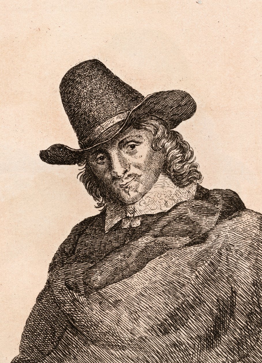 Adriaen van Ostade, illusztráció az 1817-ben, Londonban megjelent „Hiteles festők 75 portréi hiteles eredetikről” c. alkotó: James Girtin
