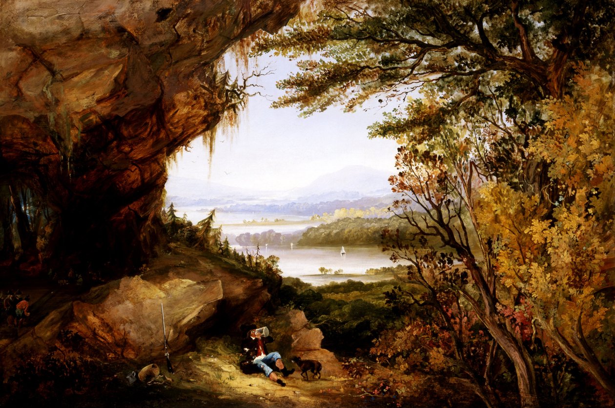 Jelenet a Hudsonon (Rip Van Winkle) alkotó: James Hamilton