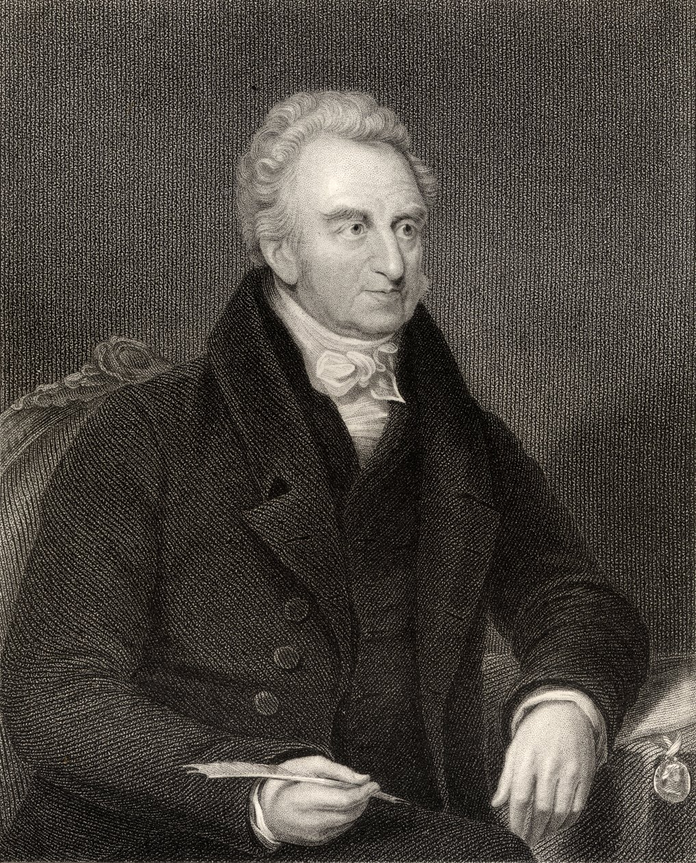 William Roscoe, Samuel Freeman (1773-1857) metszete, a National Portrait Gallery IV. kötetéből, 1835 körül megjelent alkotó: James Lonsdale