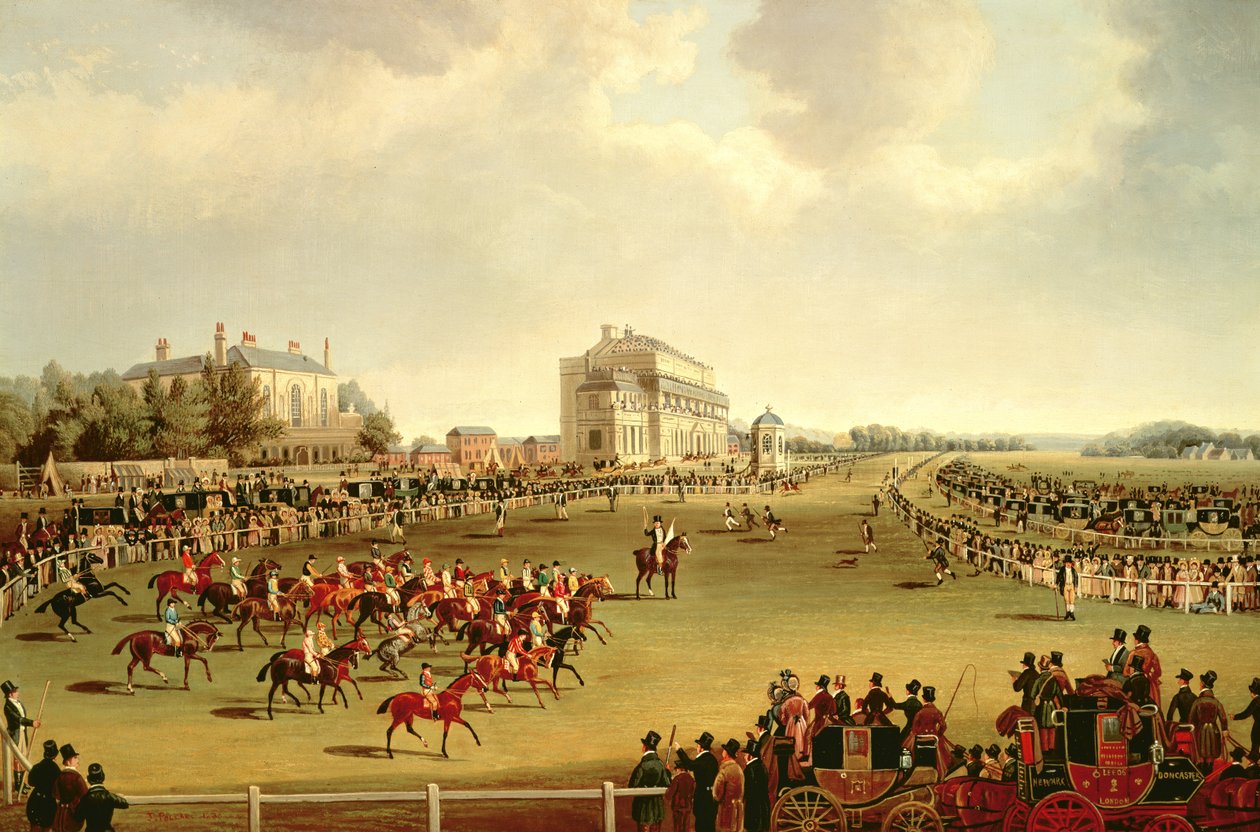 A St. Leger rajtja, 1830 alkotó: James Pollard