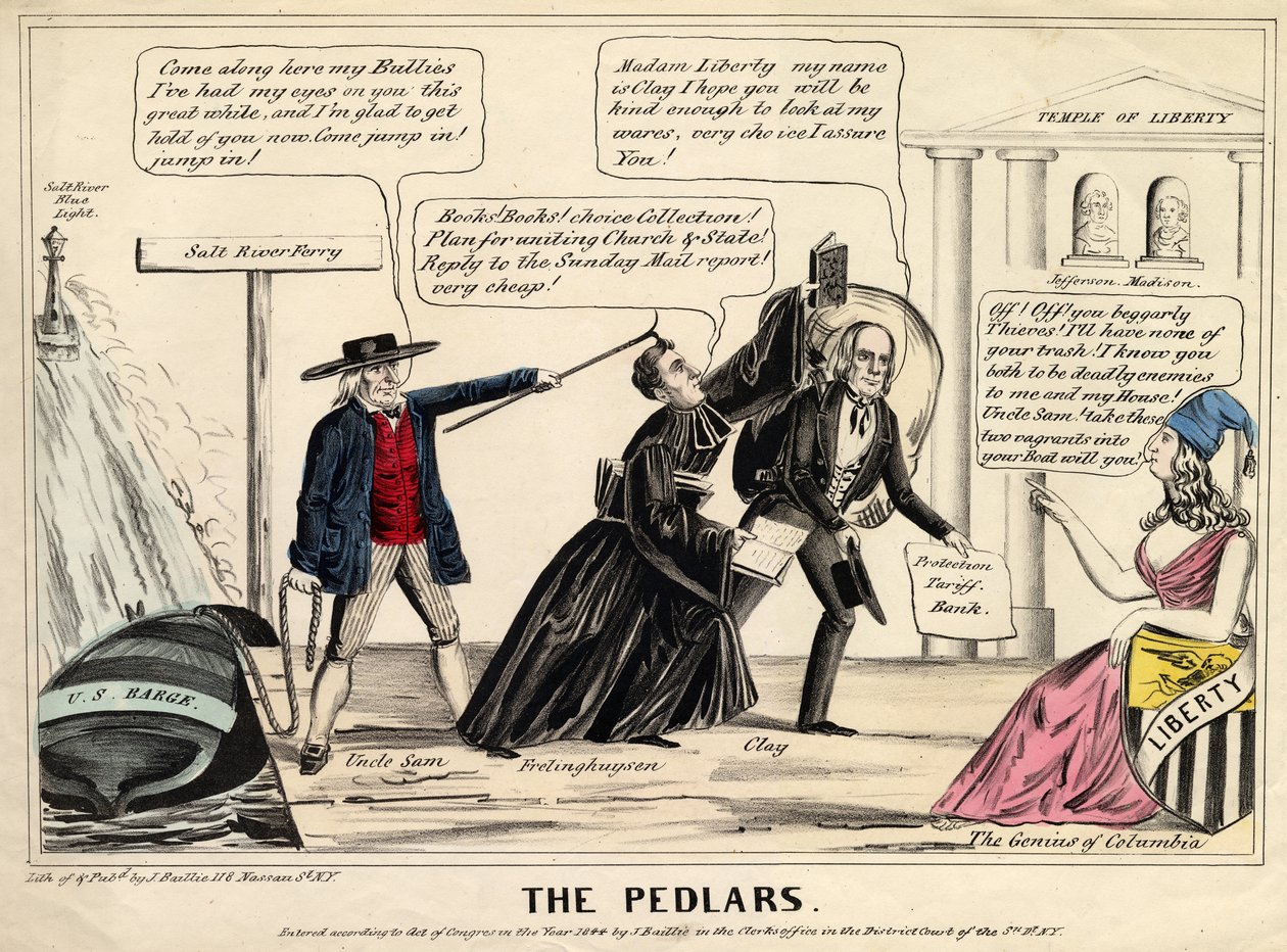 The pedlars, megjelent New Yorkban, 1844 alkotó: James S. Baillie
