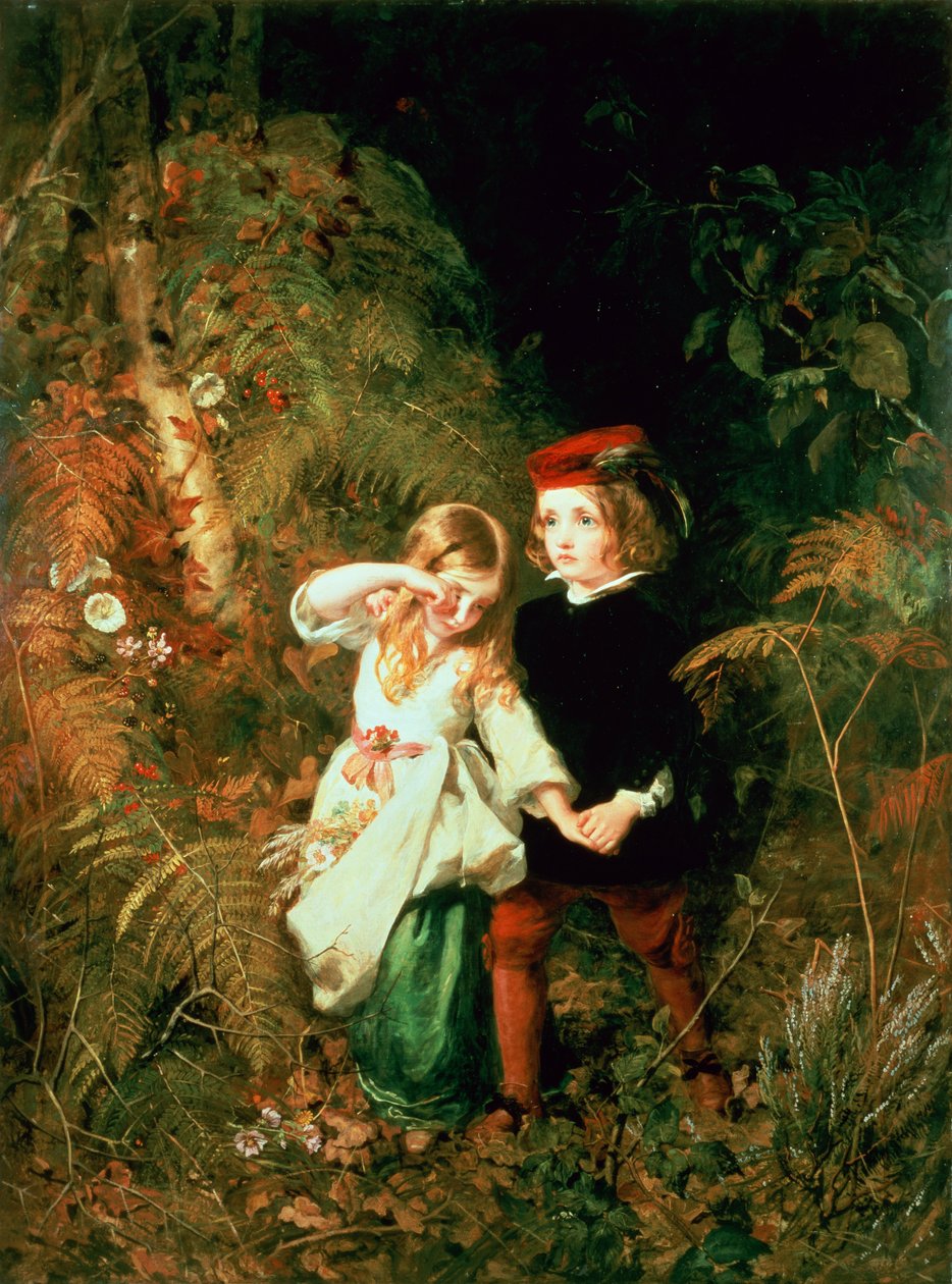 Gyermekek az erdőben alkotó: James Sant