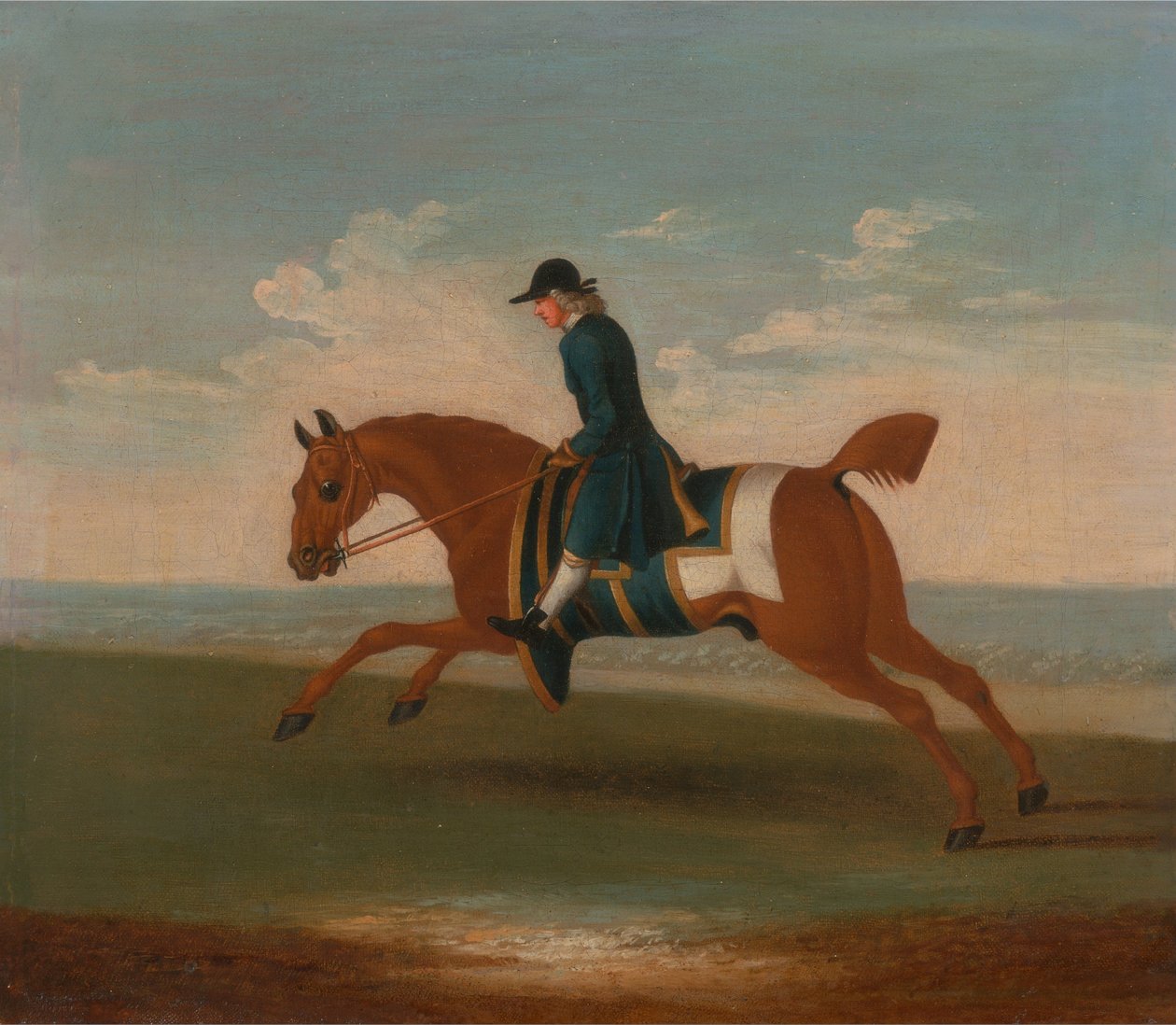 A négy lóportré egyike alkotó: James Seymour