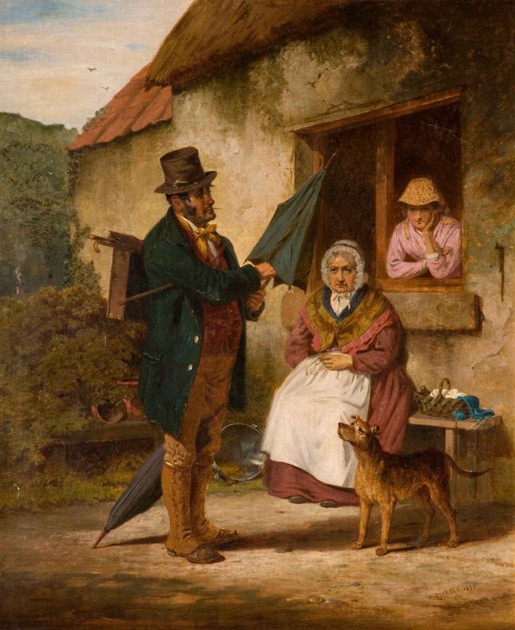 Becslést adva, 1877 alkotó: James Stokeld