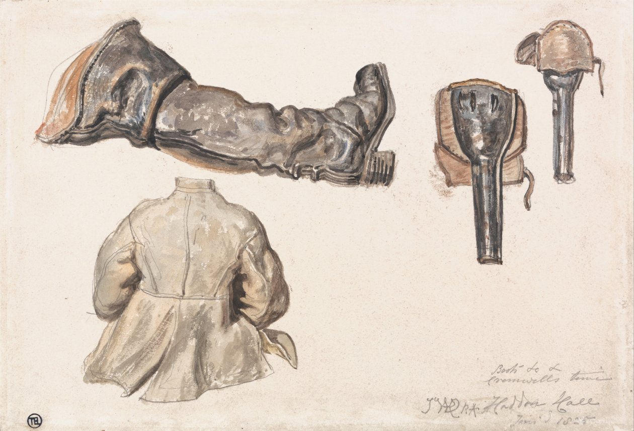 Boots, stb. Cromwells Time, Haddon Hall, 1825. január 9 alkotó: James Ward