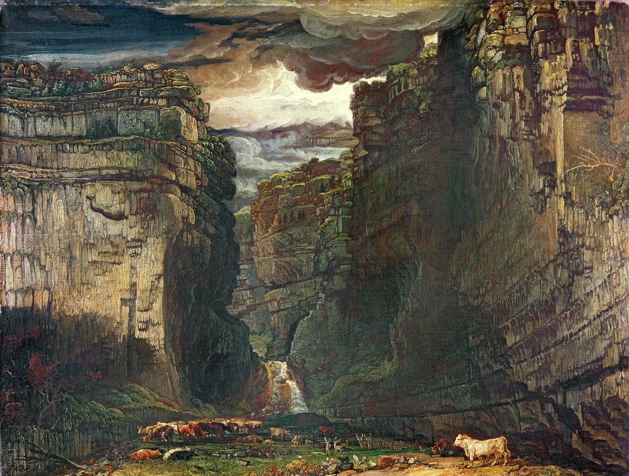 Gordale-sebhely, 1813 alkotó: James Ward