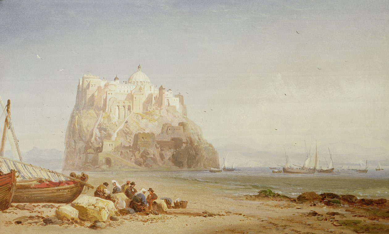 Ischia vára, Nápoly alkotó: James Webb