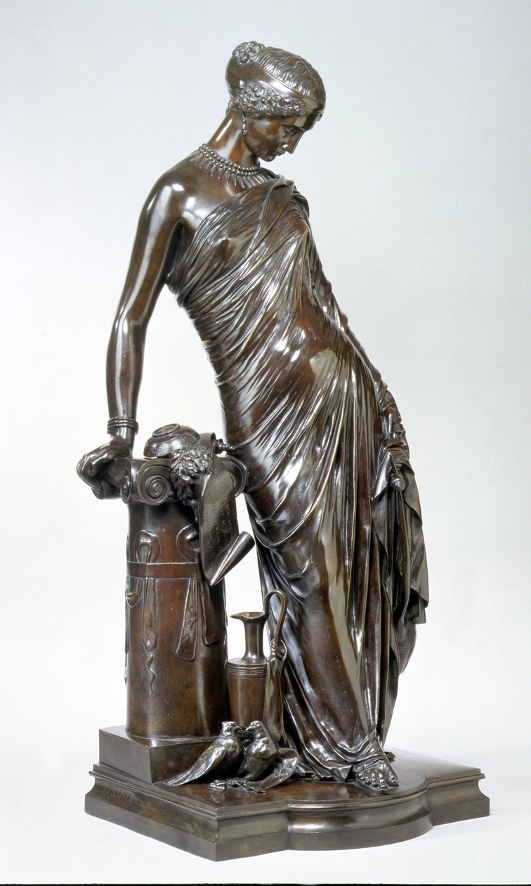 Álló Sappho alkotó: James Pradier