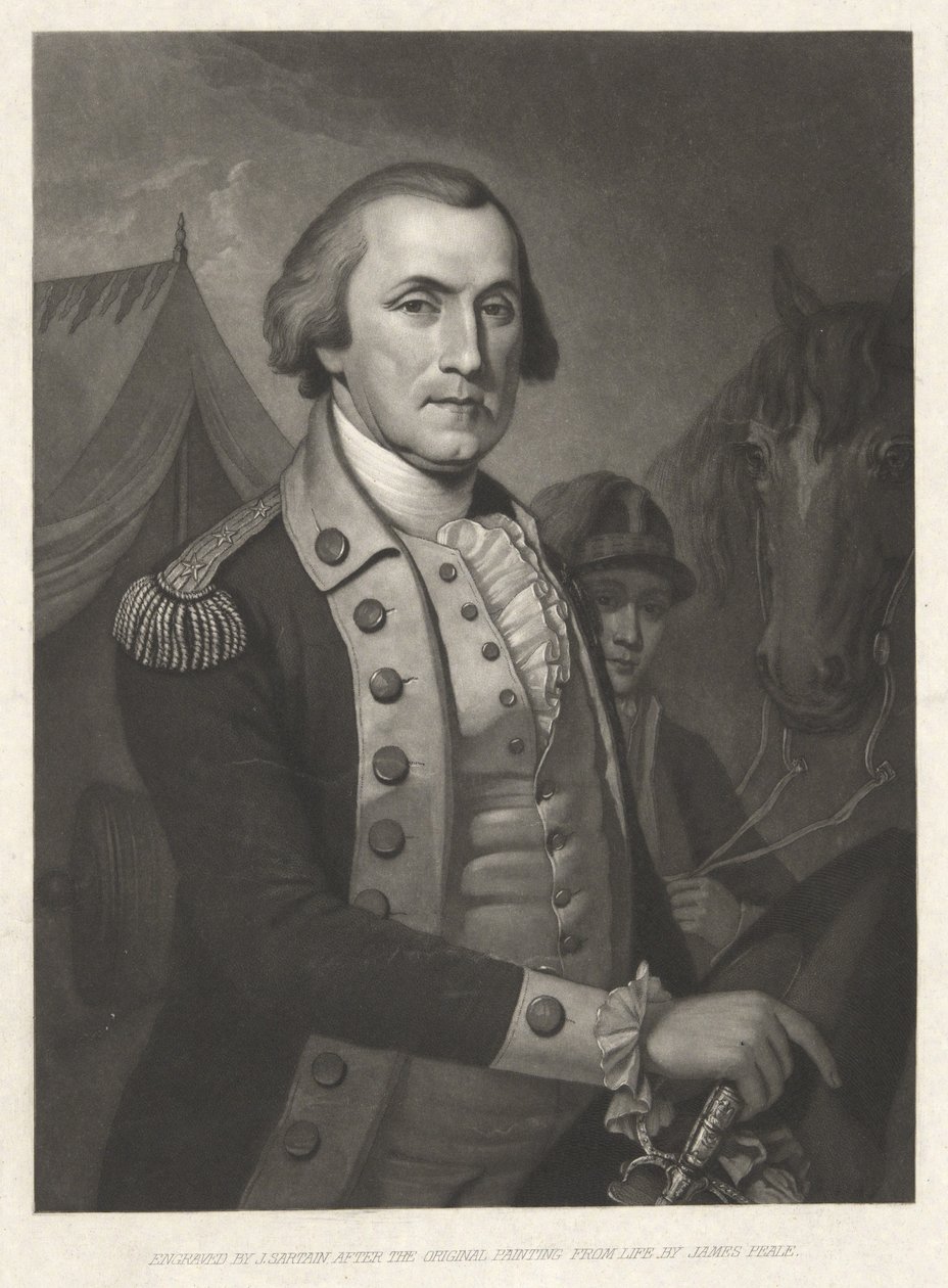 George Washington, pub. 1850 (metszet) alkotó: James (after) Peale