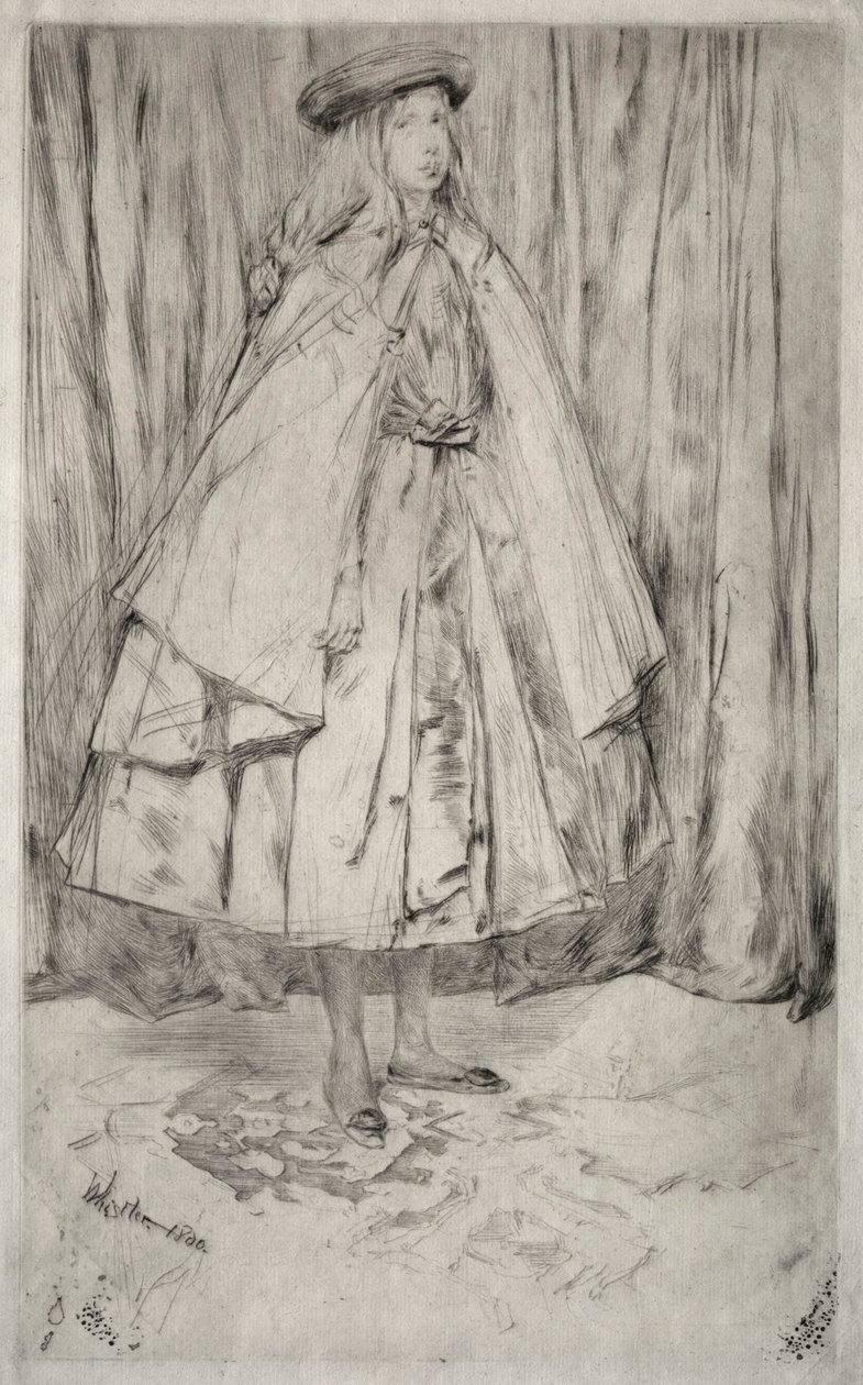 Annie Haden, 1860. alkotó: James Abbott McNeill Whistler