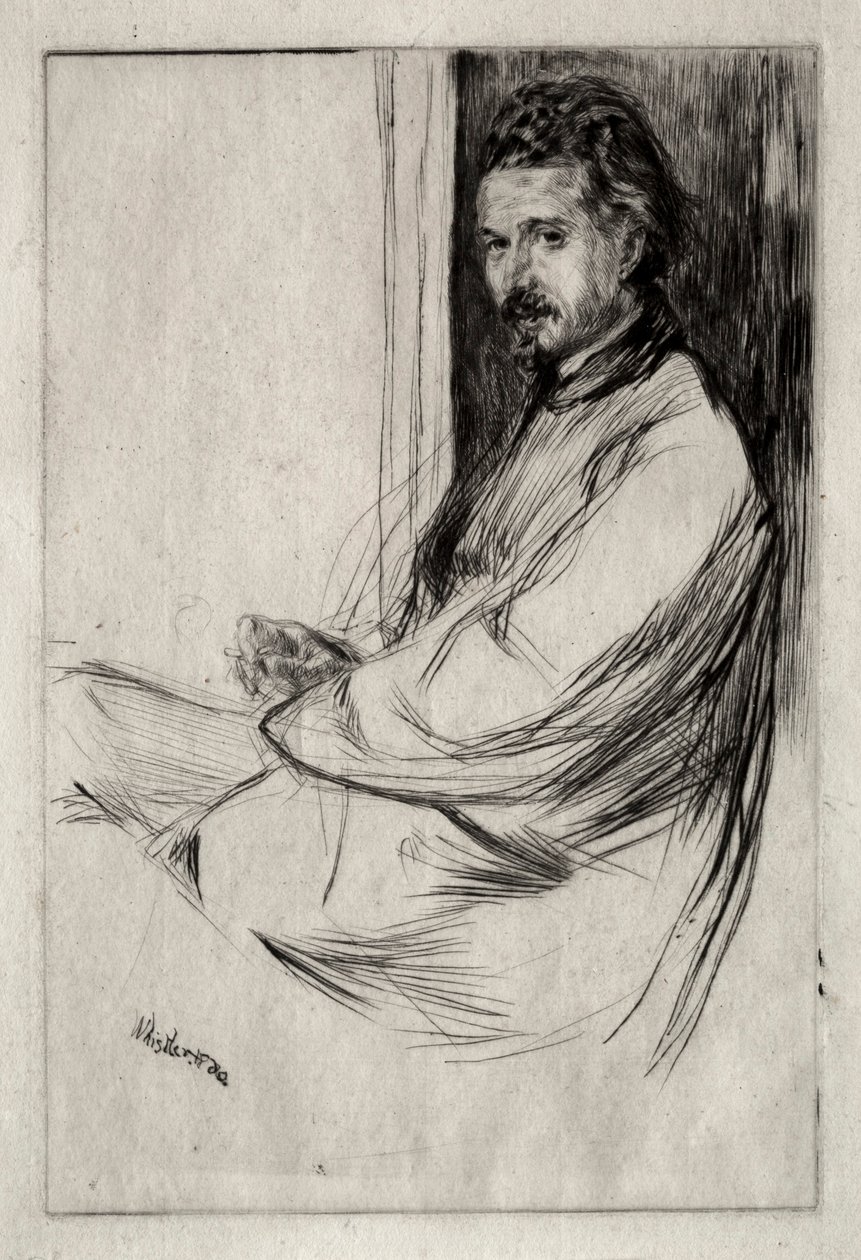 Axenfeld, 1860. alkotó: James Abbott McNeill Whistler