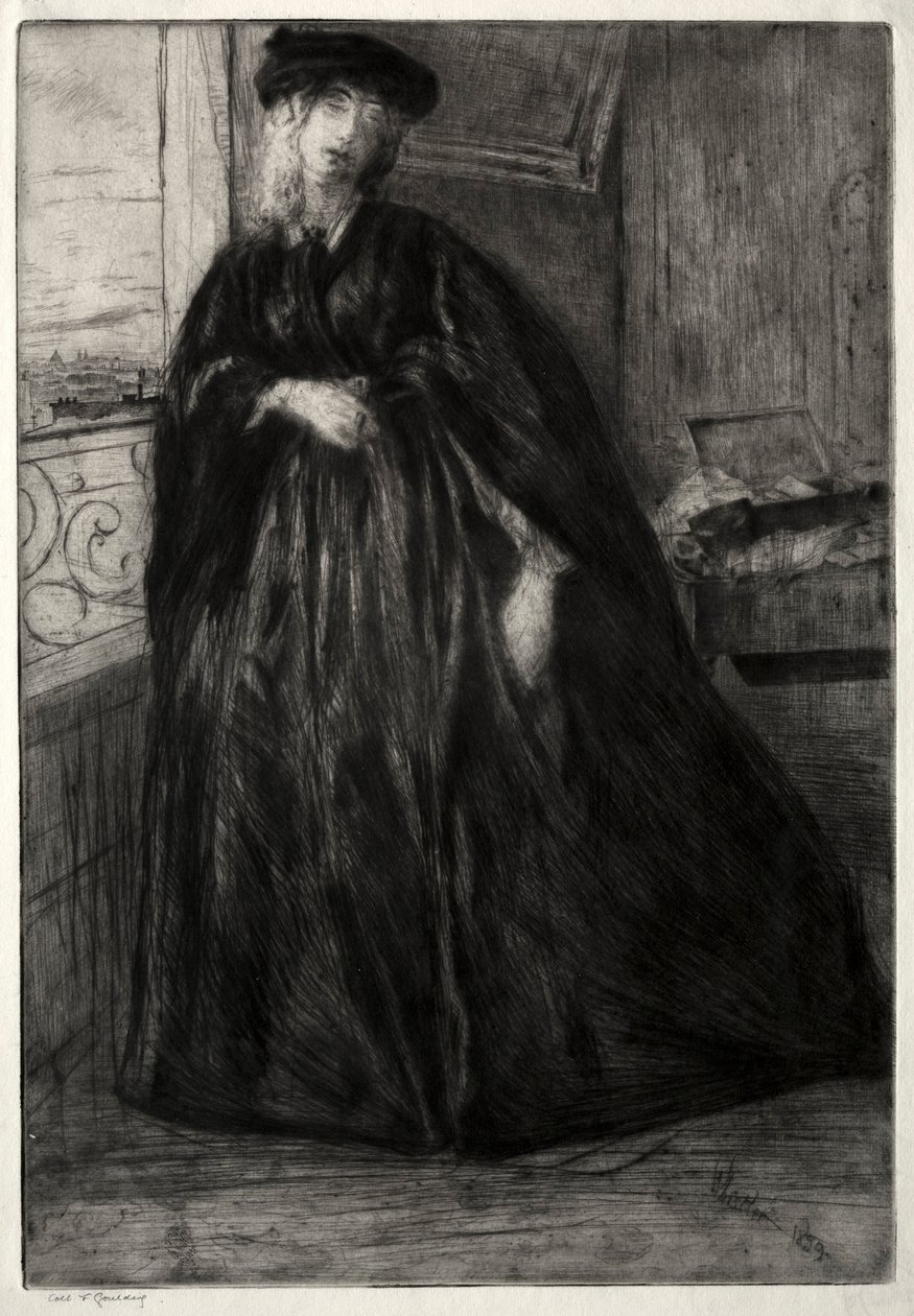 Finette, 1859. alkotó: James Abbott McNeill Whistler