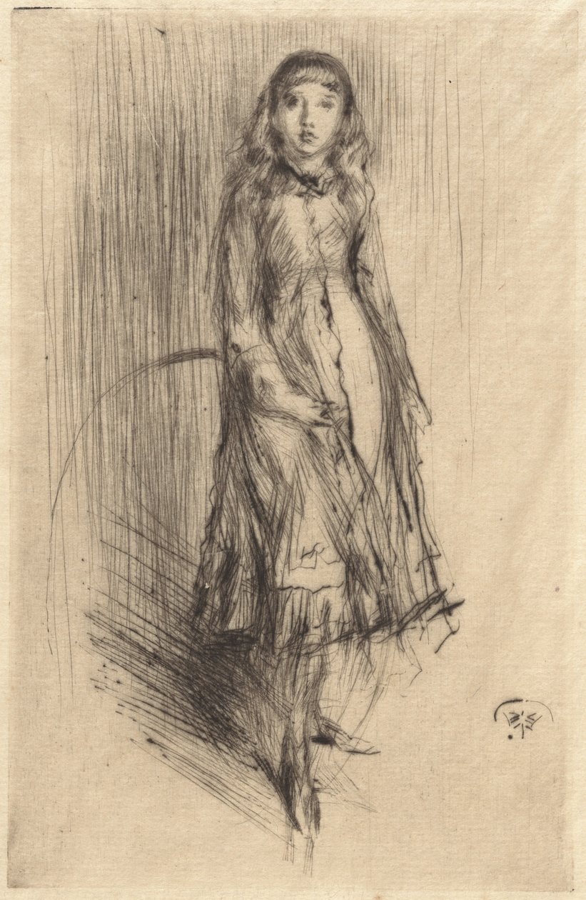 Florence Leyland, c. 1873. alkotó: James Abbott McNeill Whistler