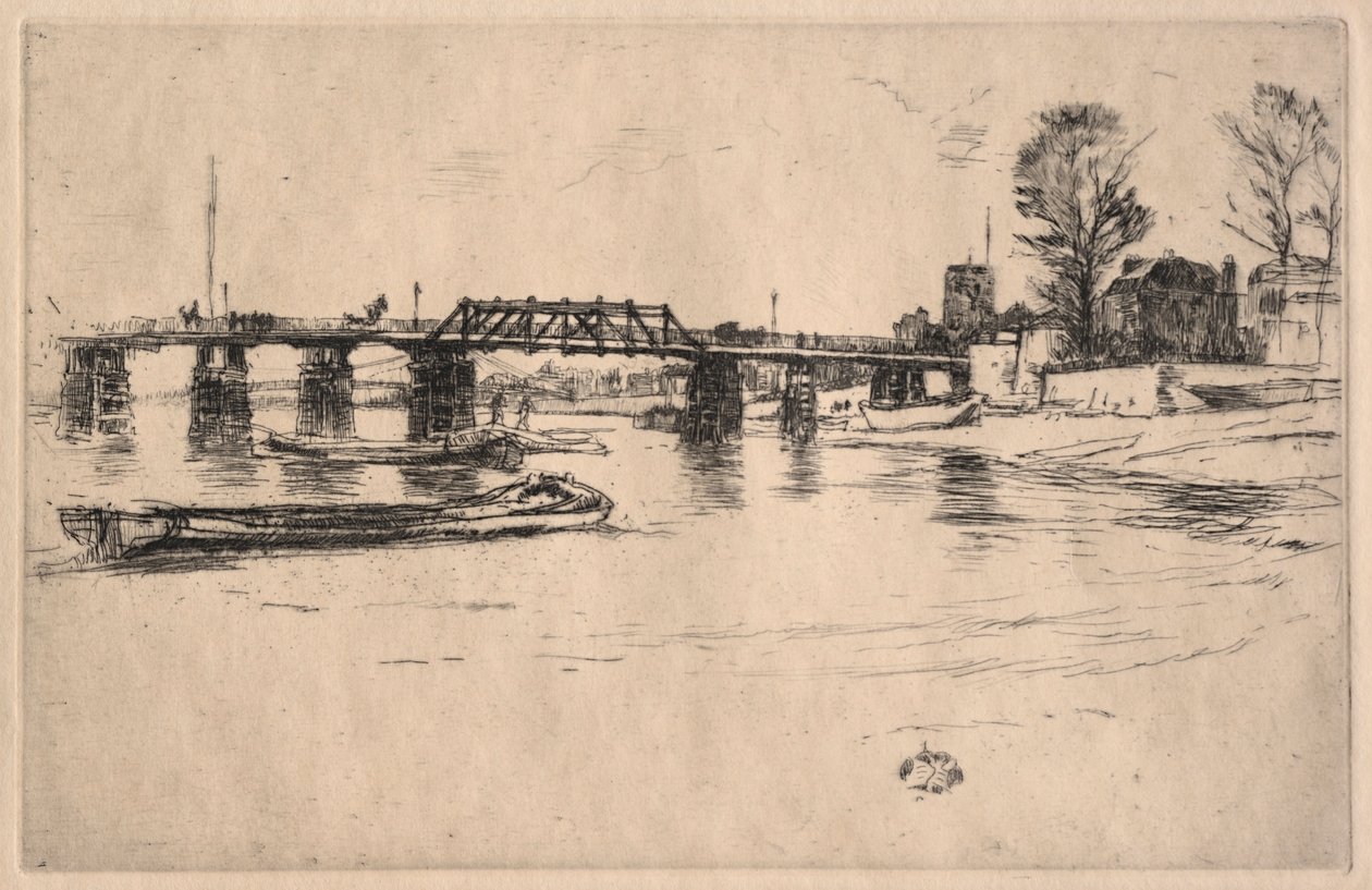 Fulham. alkotó: James Abbott McNeill Whistler