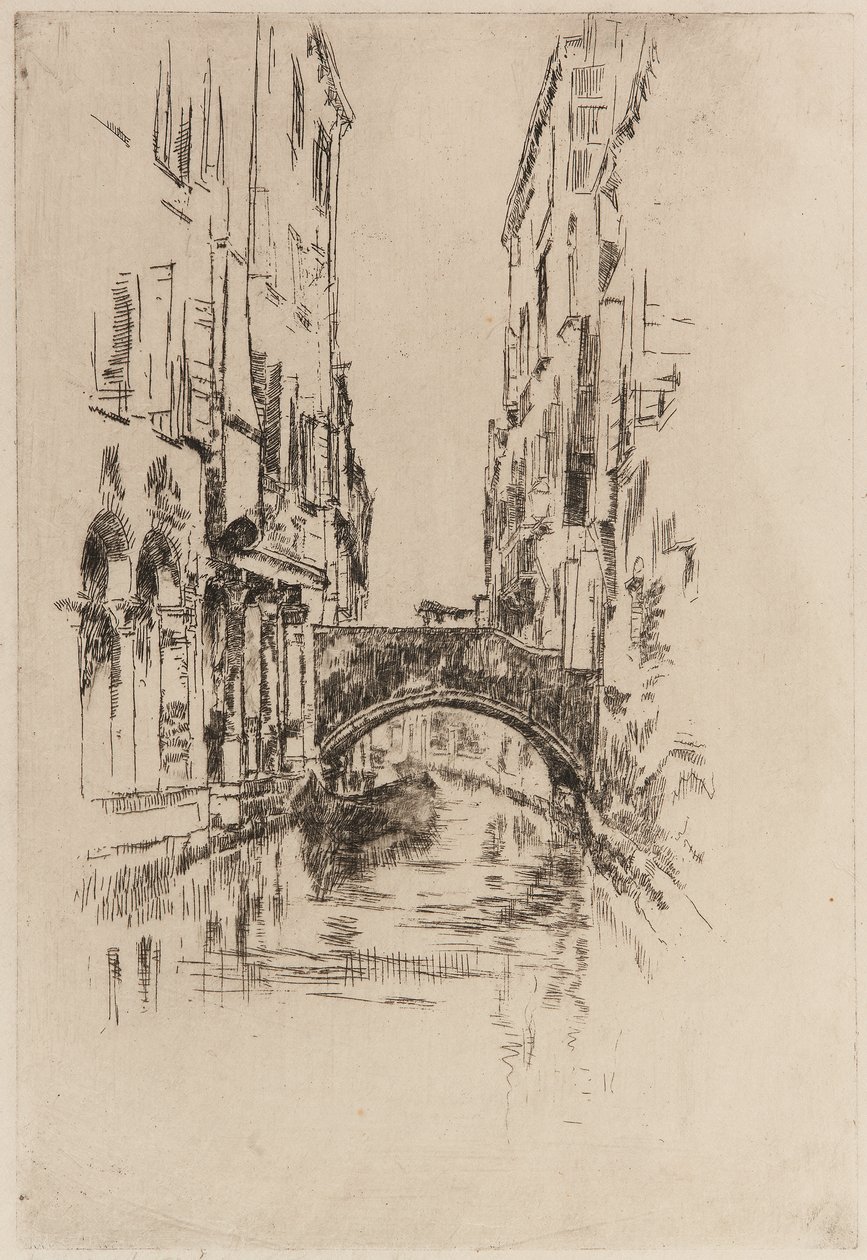 Libegő híd alatt, 1879-1880. alkotó: James Abbott McNeill Whistler