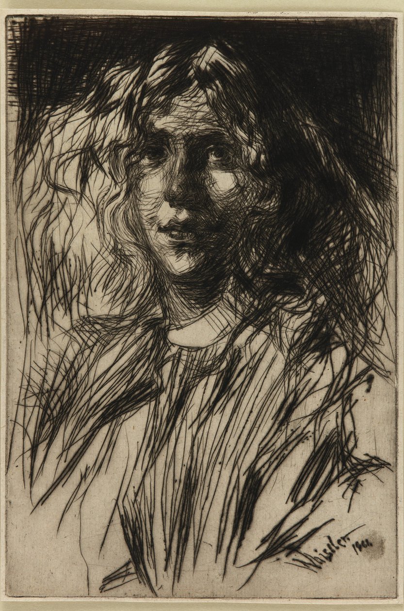 Jo, 1861. alkotó: James Abbott McNeill Whistler