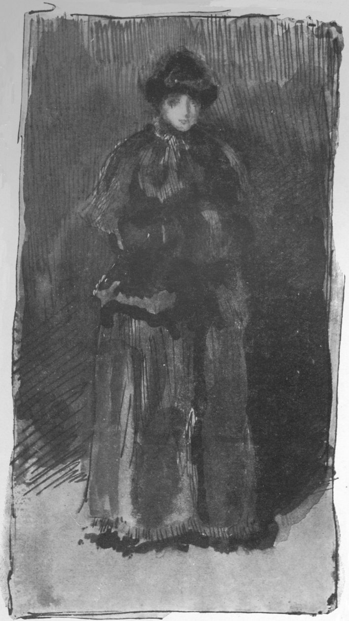 Lady Meux, 1882, 1904 alkotó: James Abbott McNeill Whistler