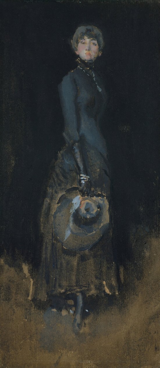 Lady in Gray, kb. 1883. alkotó: James Abbott McNeill Whistler