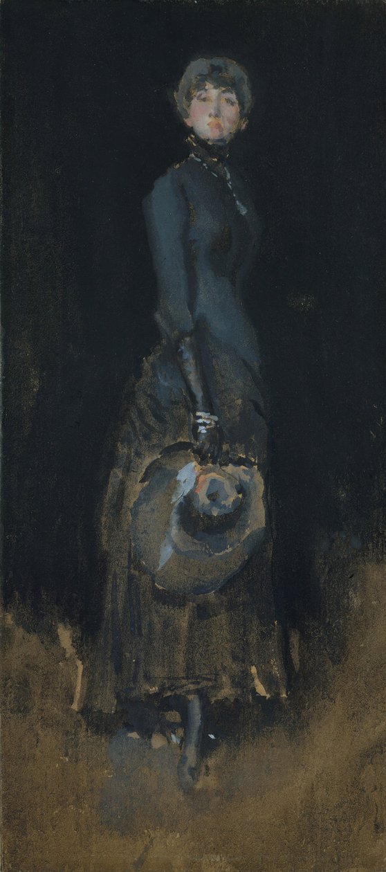 Lady in Gray, kb. 1883. alkotó: James Abbott McNeill Whistler