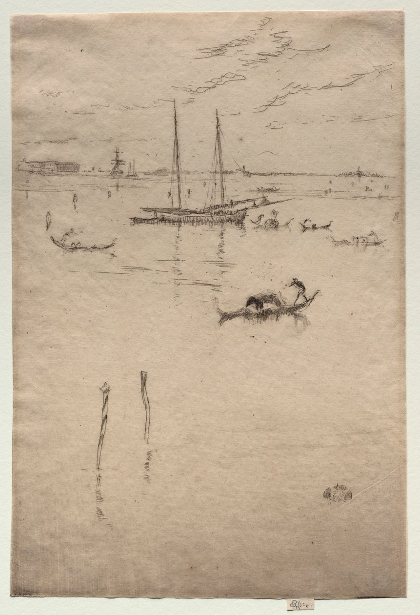 Kis Lagúna. alkotó: James Abbott McNeill Whistler