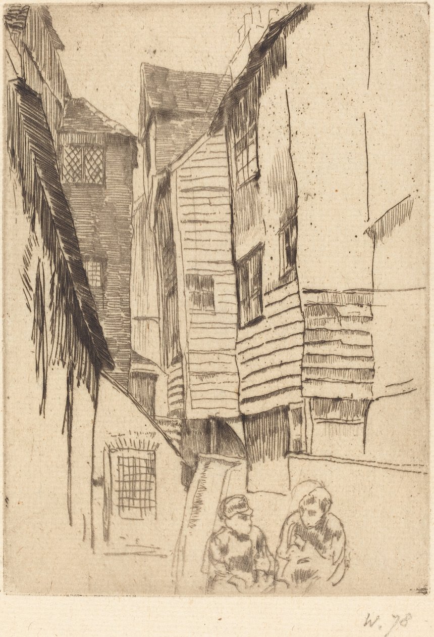 Little Smithfield, c. 1877. alkotó: James Abbott McNeill Whistler
