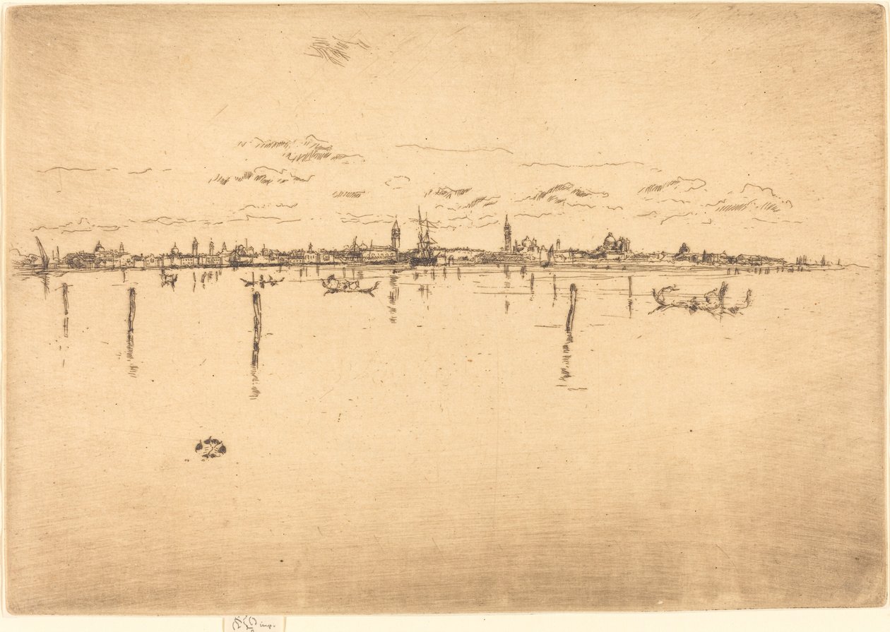 Kis Velence, 1880. alkotó: James Abbott McNeill Whistler