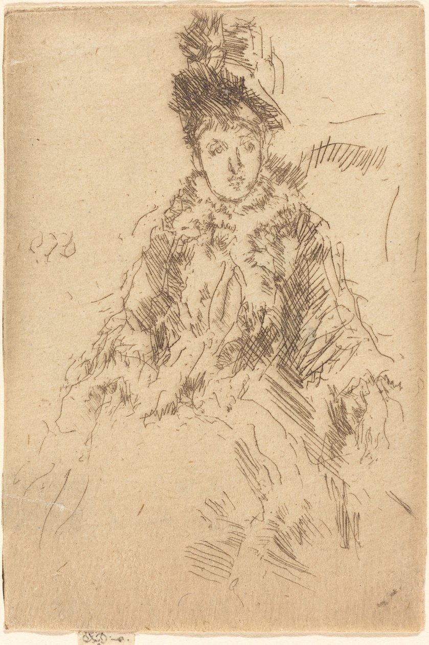 Lenoir kisasszony, c. 1887. alkotó: James Abbott McNeill Whistler