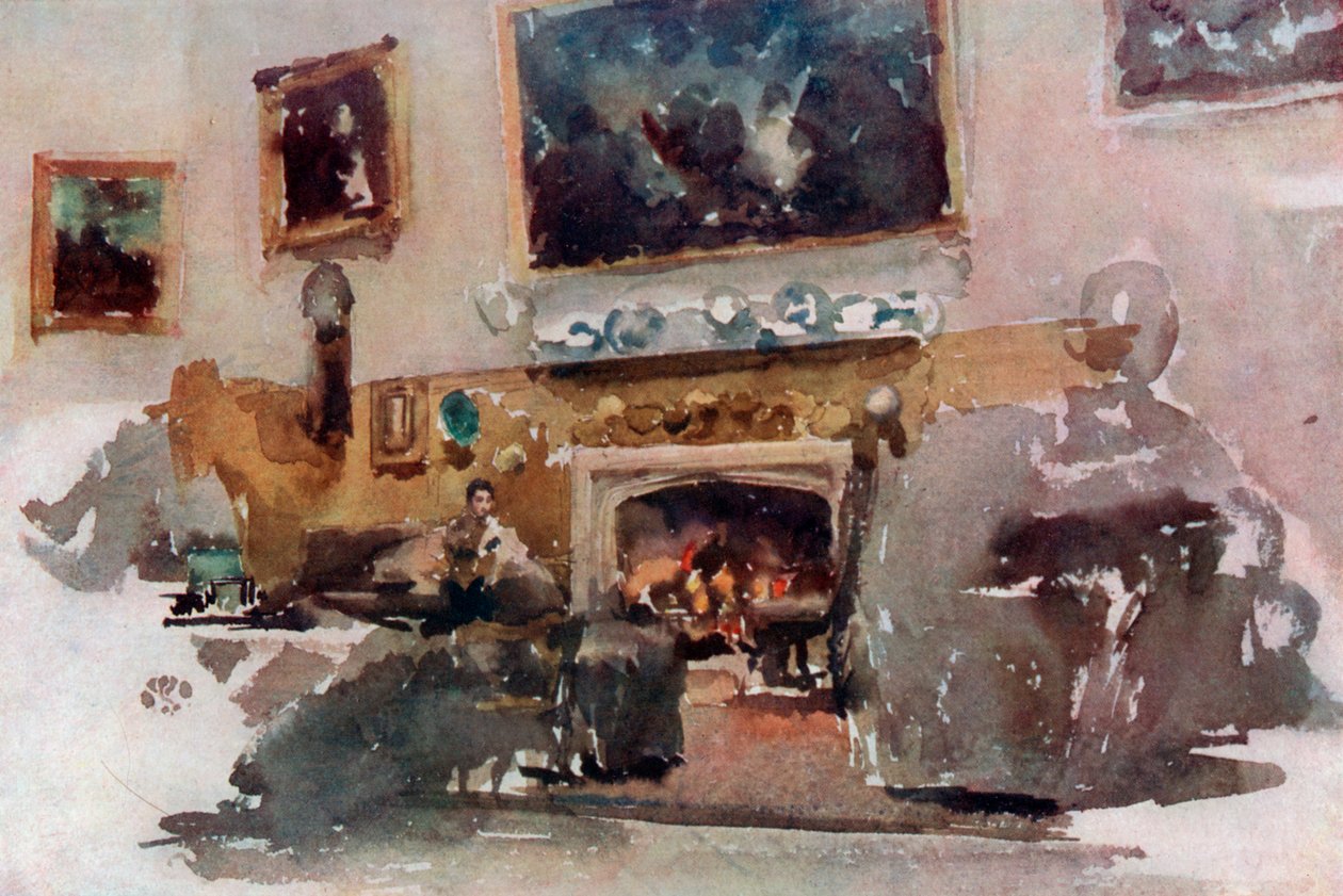Moreby Hall, 1883, 1904. alkotó: James Abbott McNeill Whistler