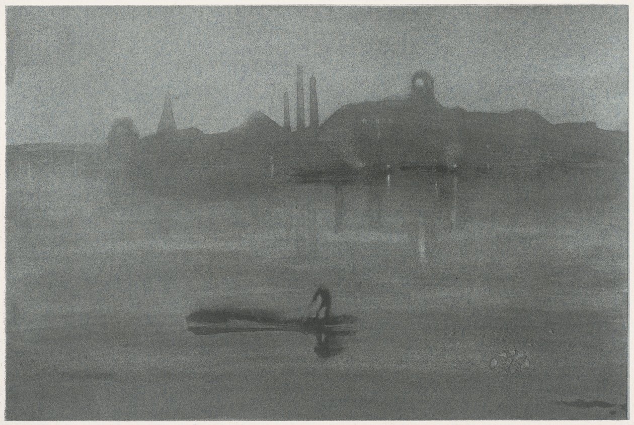 Nocturne, 1878. alkotó: James Abbott McNeill Whistler