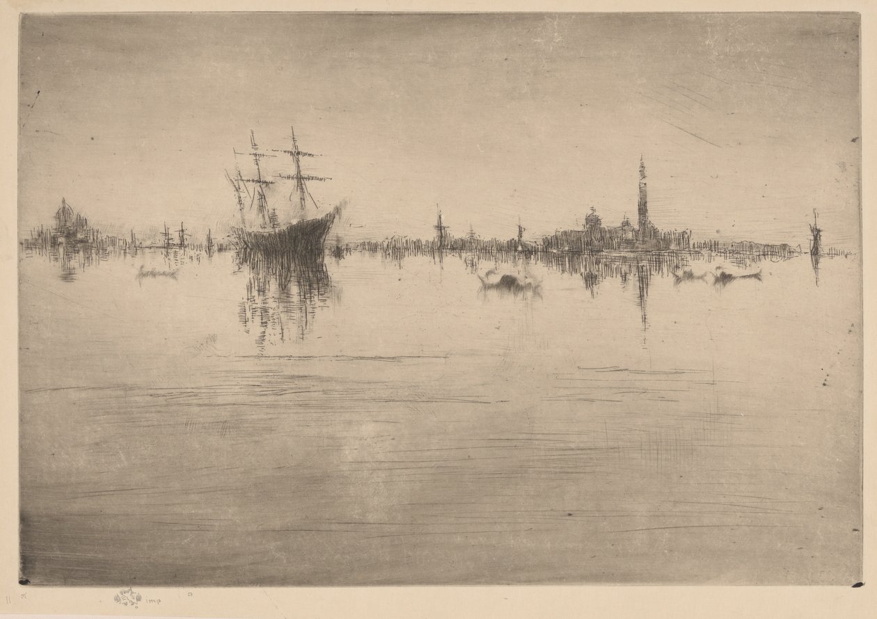 Nocturne, 1879-1880. alkotó: James Abbott McNeill Whistler