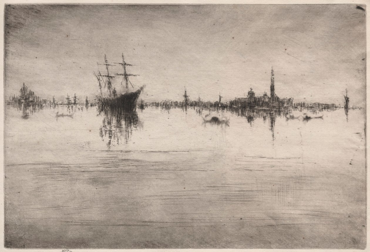 Nocturne, 1879-1880. alkotó: James Abbott McNeill Whistler