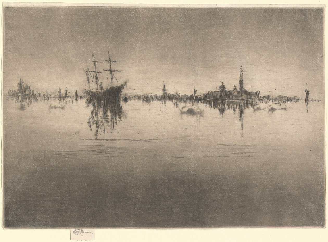 Nocturne, 18791880. alkotó: James Abbott McNeill Whistler