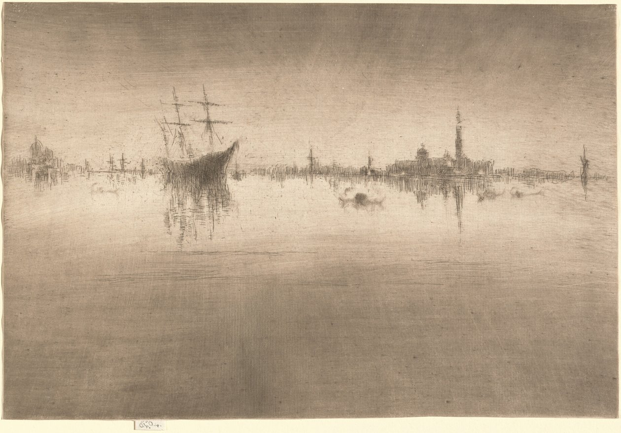 Nocturne, 18791880. alkotó: James Abbott McNeill Whistler