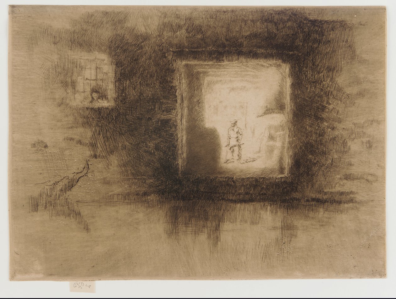 Nocturne: Kemence, 1879-1880. alkotó: James Abbott McNeill Whistler
