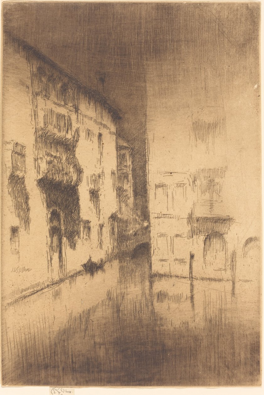 Nocturne: Paloták, 18791880. alkotó: James Abbott McNeill Whistler