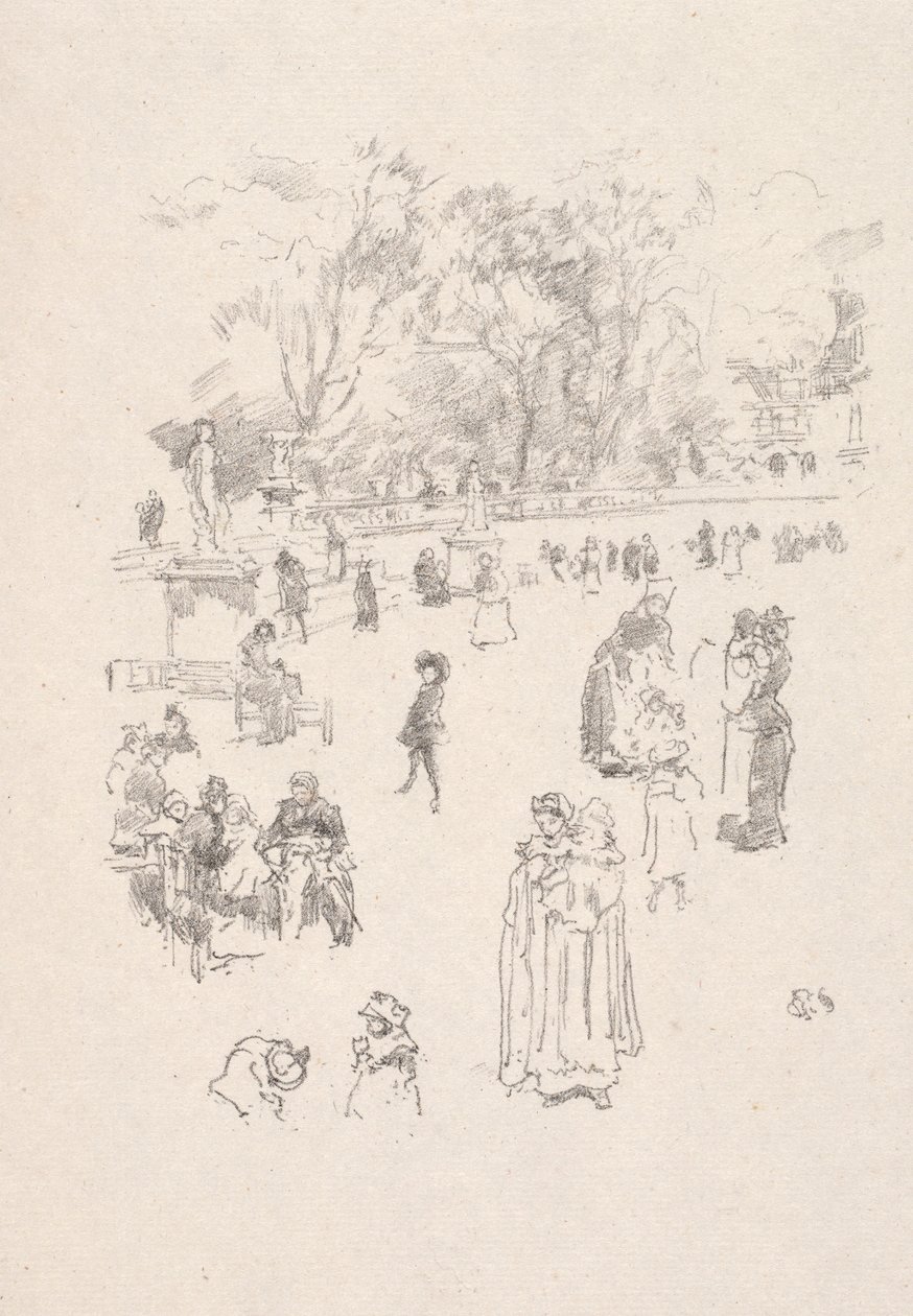 Dajkák, 1894. alkotó: James Abbott McNeill Whistler