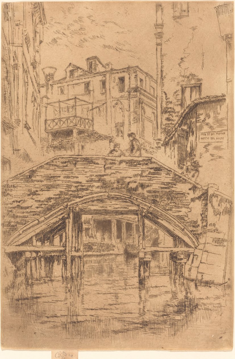 Piovan-híd, 1880. alkotó: James Abbott McNeill Whistler
