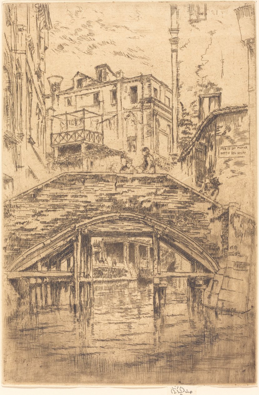 Piovan-híd, 1880. alkotó: James Abbott McNeill Whistler