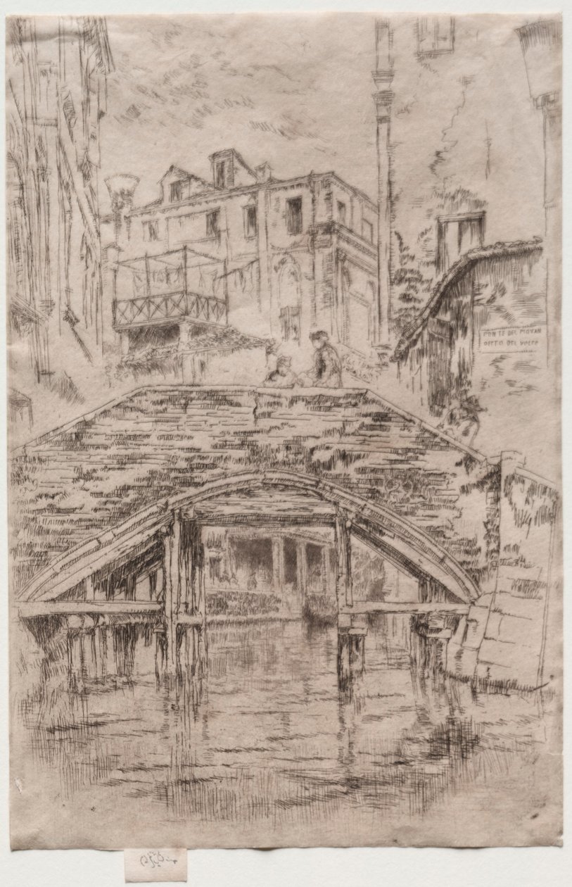 Piovan híd, 1886. alkotó: James Abbott McNeill Whistler