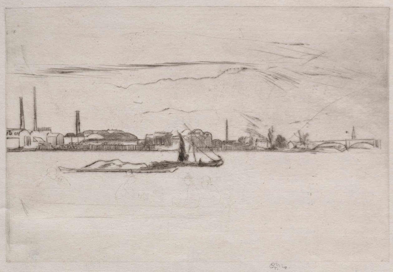 Árak Gyertyamunkák. alkotó: James Abbott McNeill Whistler