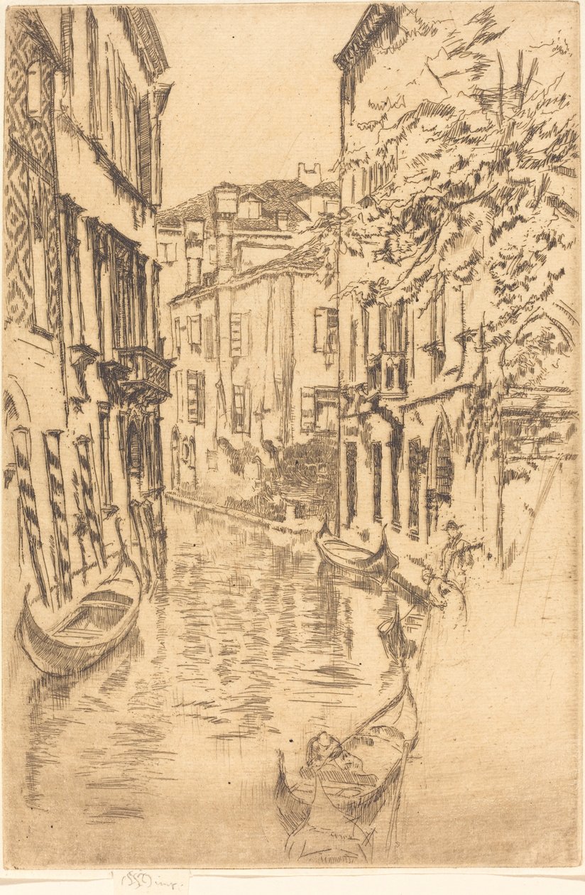 Csendes csatorna, 1880. alkotó: James Abbott McNeill Whistler