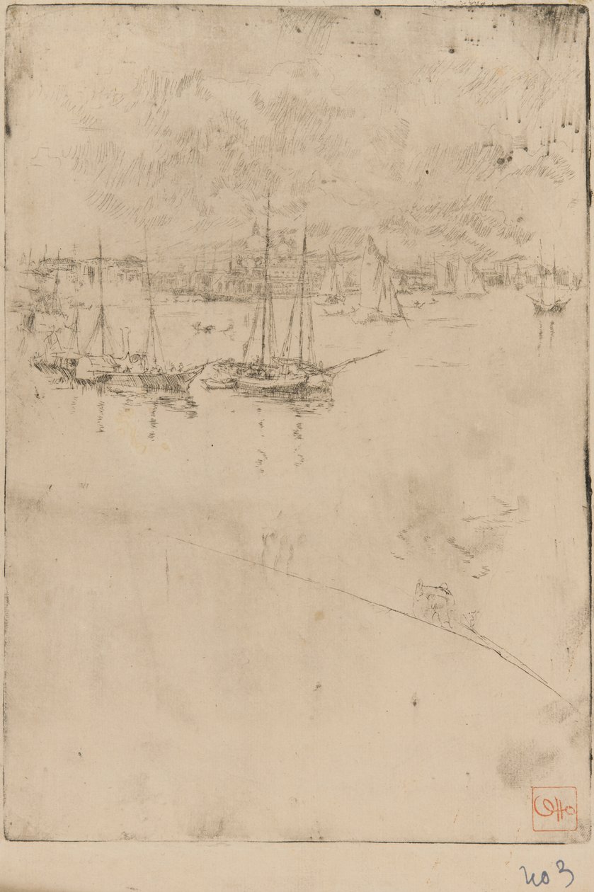 Szent György, 1879-1880. alkotó: James Abbott McNeill Whistler