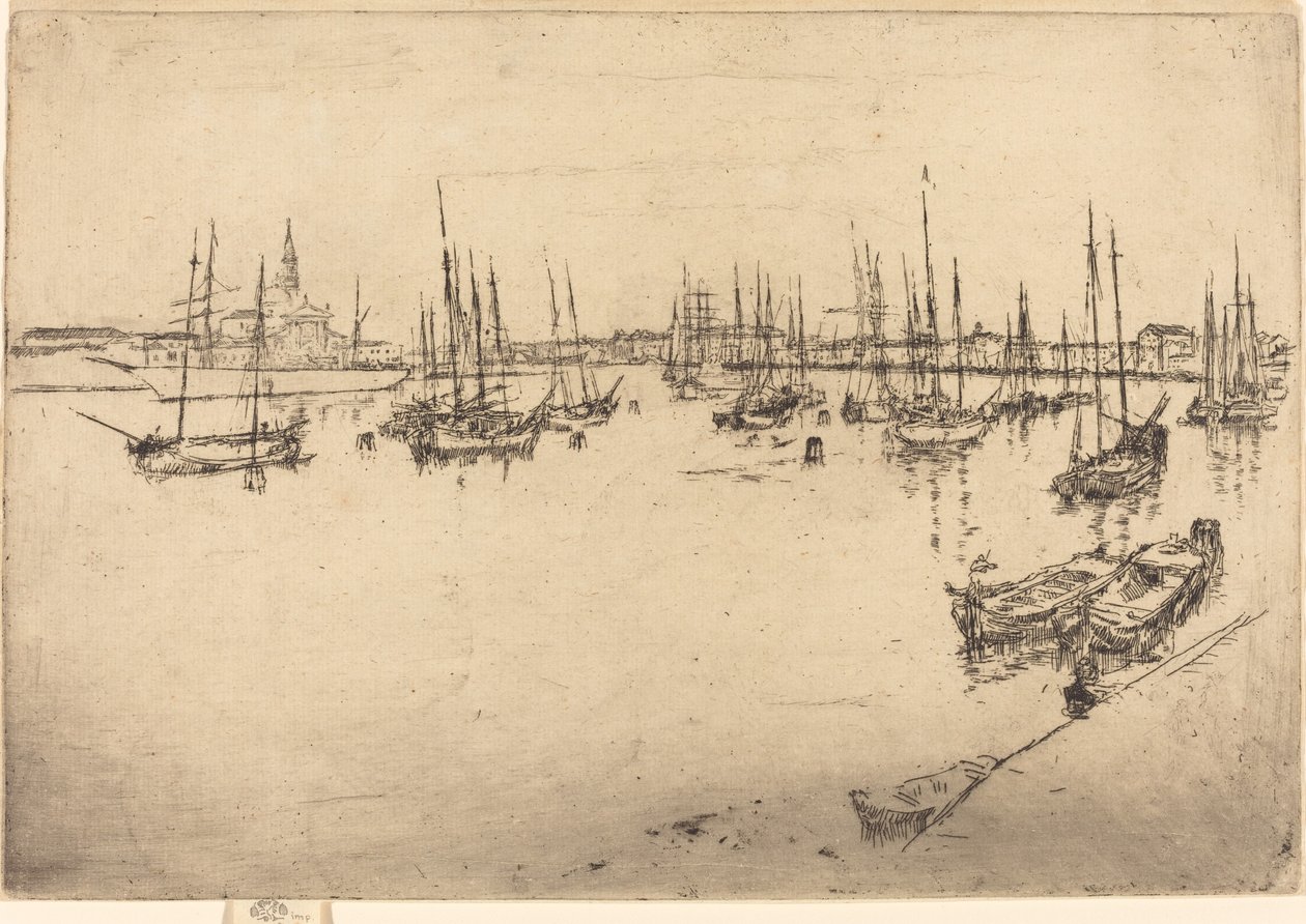 Szent György, 1880. alkotó: James Abbott McNeill Whistler