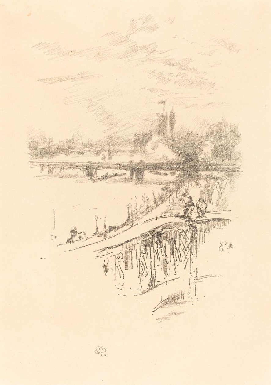 Savoyai galambok, 1896. alkotó: James Abbott McNeill Whistler