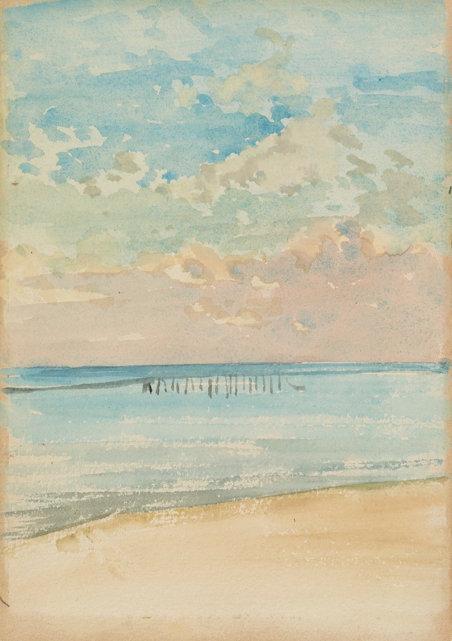 Southend - Naplemente, 1882-1884. alkotó: James Abbott McNeill Whistler